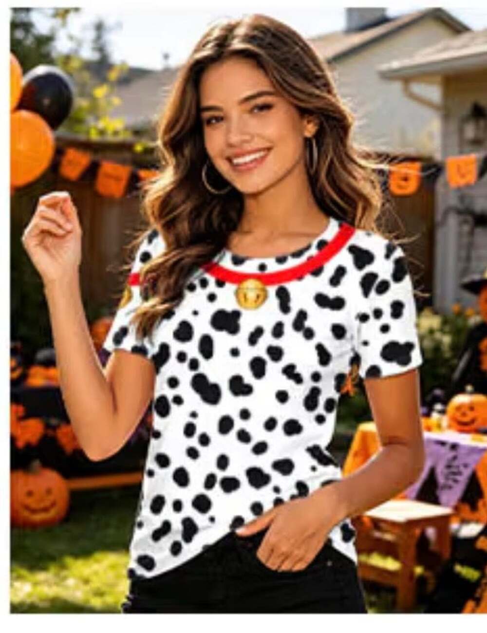 Magrank Dalmatian Costume Size XL Short Sleeve T-Shirt